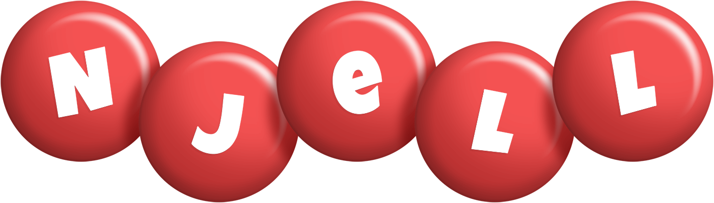 Njell candy-red logo