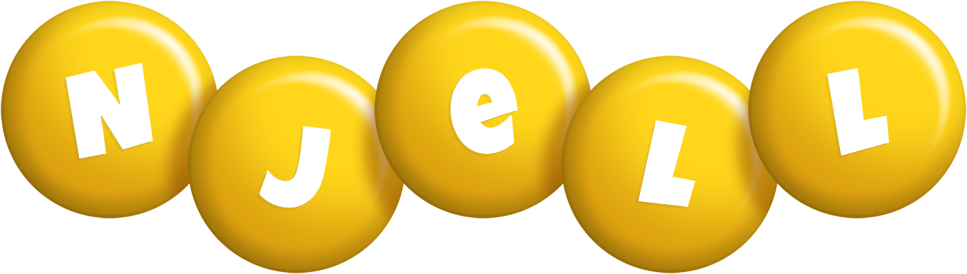 Njell candy-yellow logo