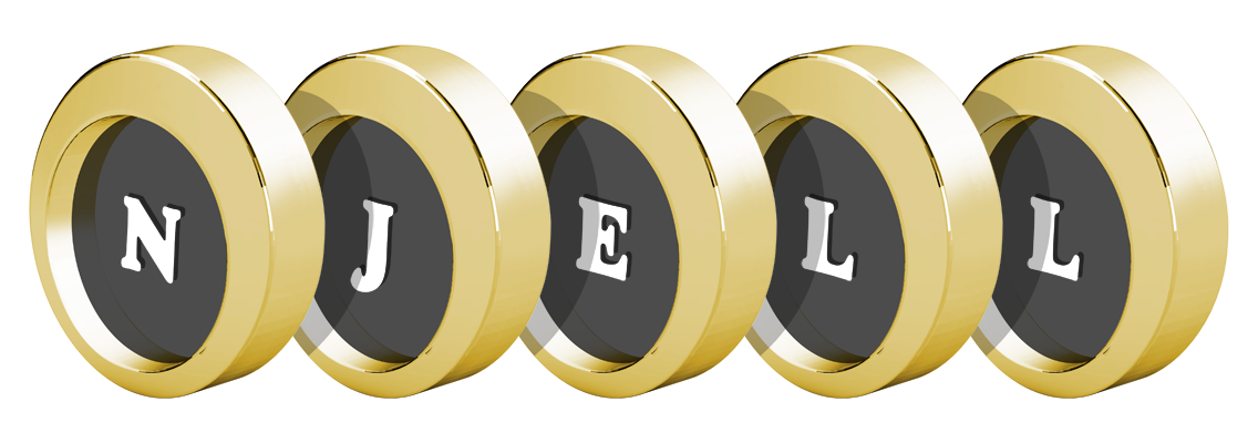 Njell gold logo