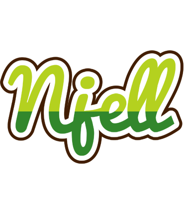 Njell golfing logo