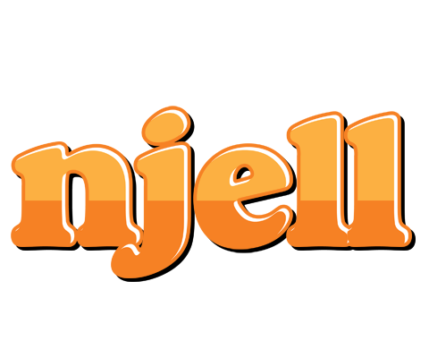 Njell orange logo