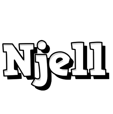 Njell snowing logo