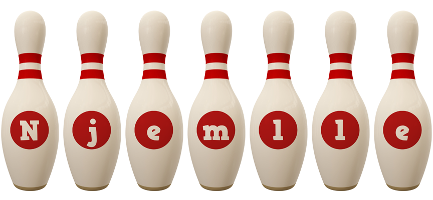 Njemlle bowling-pin logo
