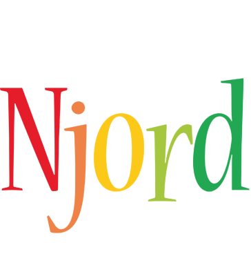 Njord birthday logo