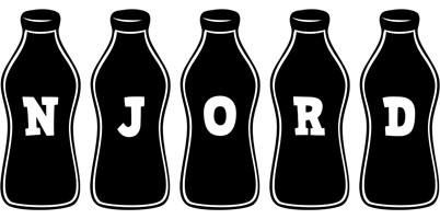 Njord bottle logo