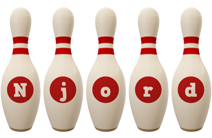 Njord bowling-pin logo