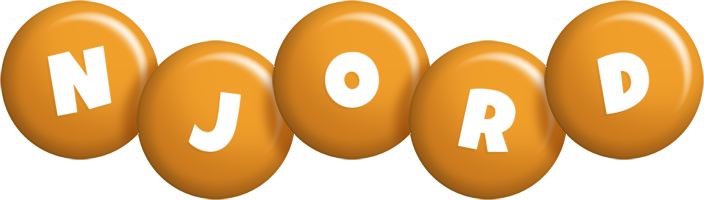 Njord candy-orange logo