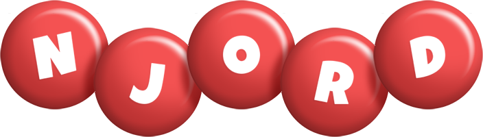 Njord candy-red logo