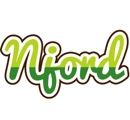 Njord golfing logo