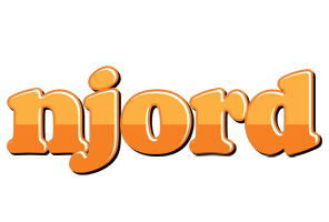 Njord orange logo