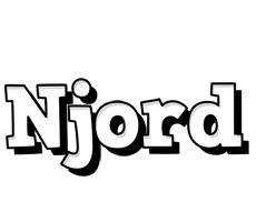 Njord snowing logo