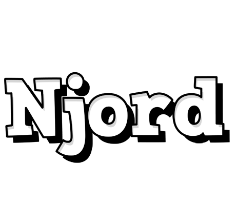 Njord snowing logo