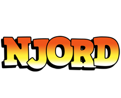 Njord sunset logo