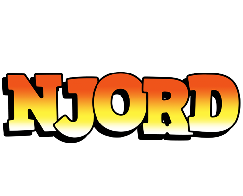 Njord sunset logo