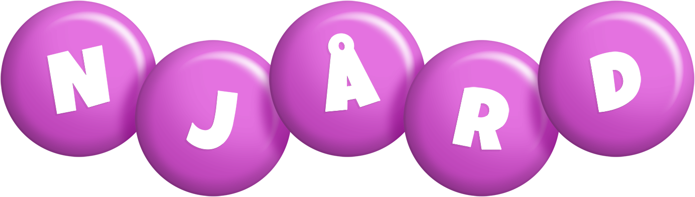 Njård candy-purple logo