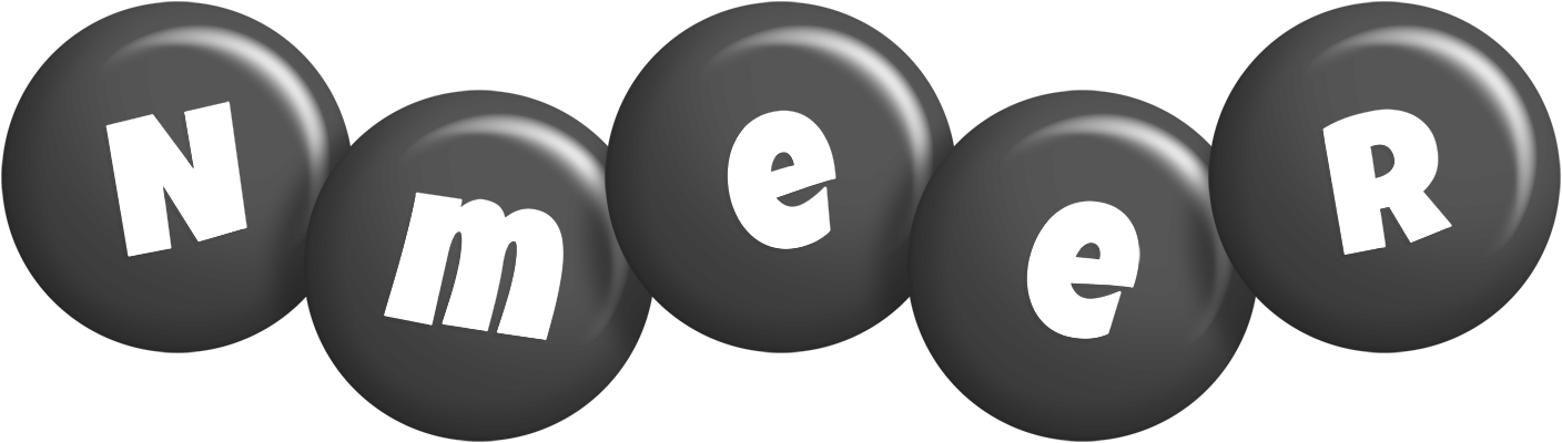 Nmeer candy-black logo