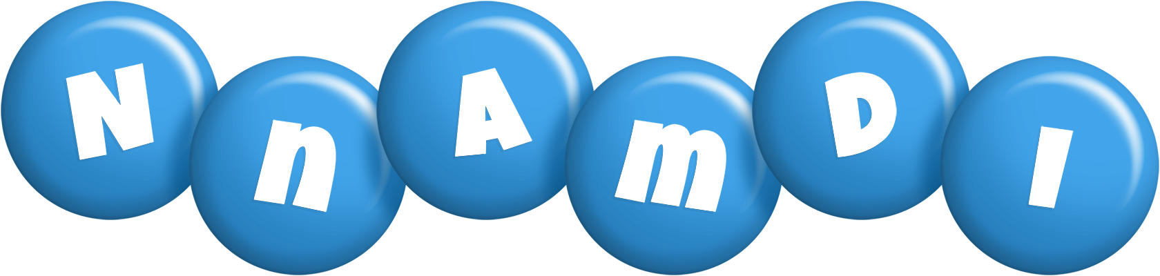 Nnamdi candy-blue logo