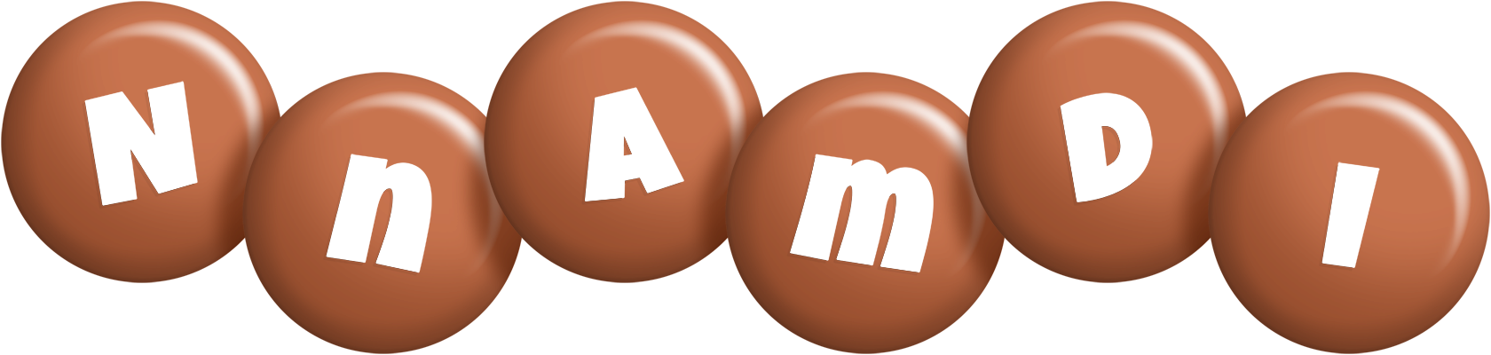 Nnamdi candy-brown logo