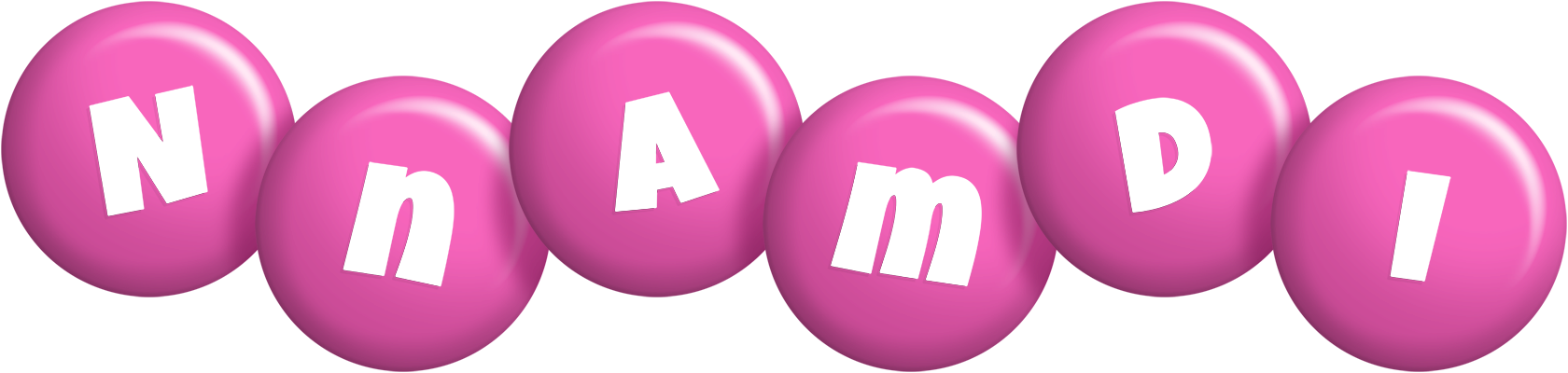 Nnamdi candy-pink logo
