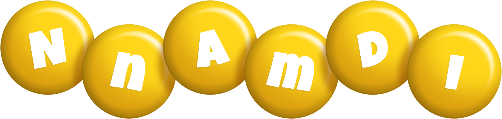 Nnamdi candy-yellow logo