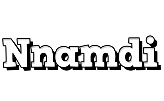 Nnamdi snowing logo