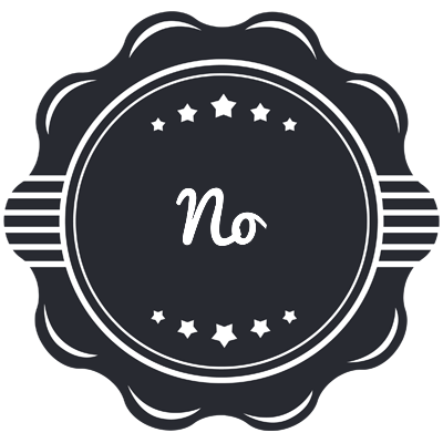No badge logo