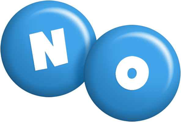 No candy-blue logo