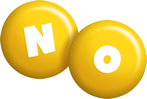 No candy-yellow logo