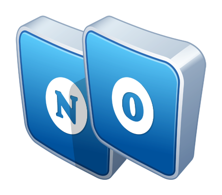 No flippy logo