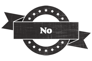 No grunge logo