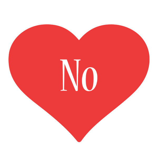 No love logo