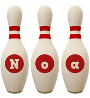 Noa bowling-pin logo
