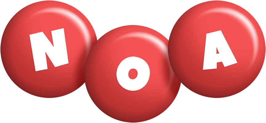 Noa candy-red logo