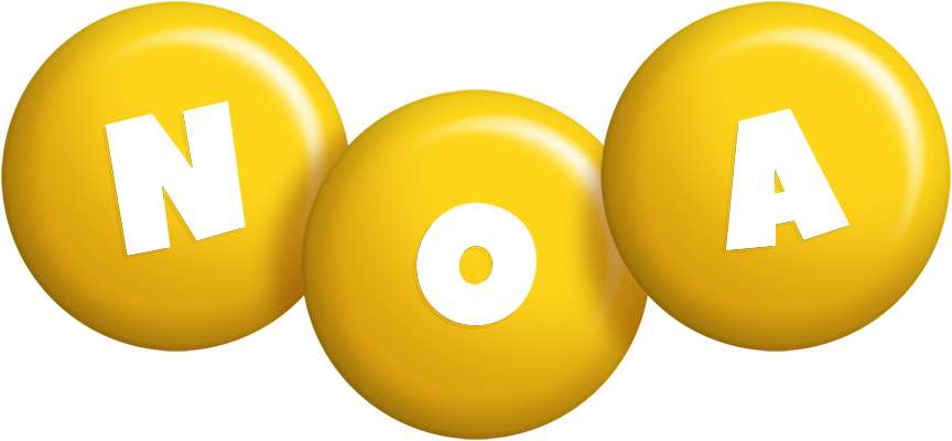 Noa candy-yellow logo