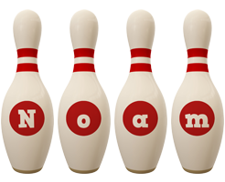 Noam bowling-pin logo