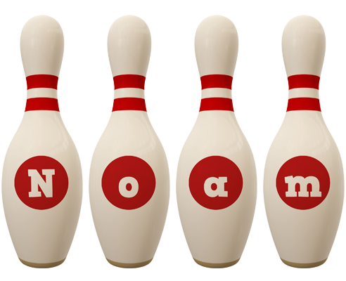 Noam bowling-pin logo