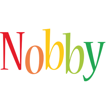 Nobby birthday logo