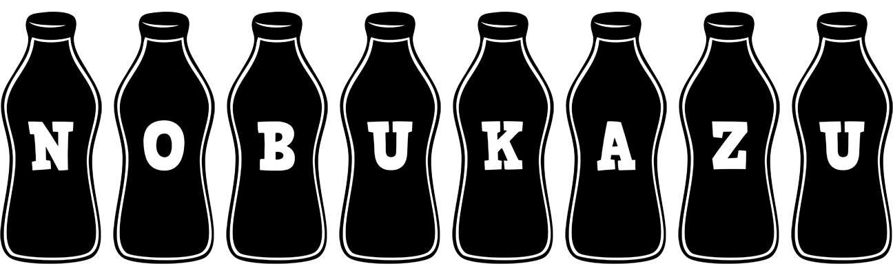 Nobukazu bottle logo