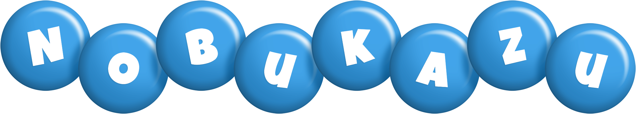 Nobukazu candy-blue logo