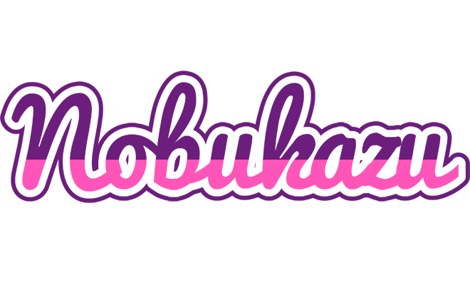 Nobukazu cheerful logo