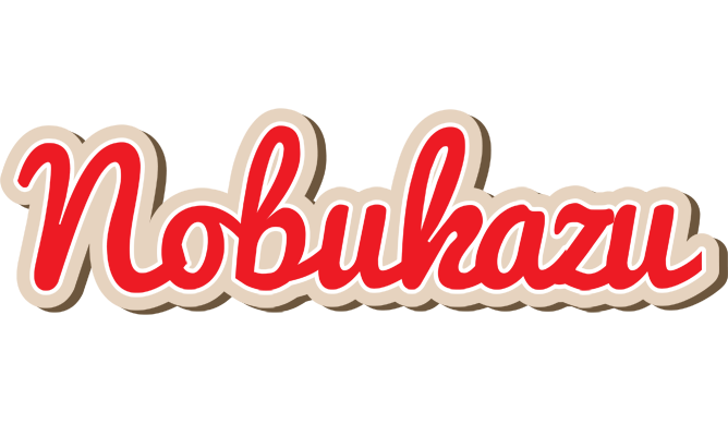 Nobukazu chocolate logo