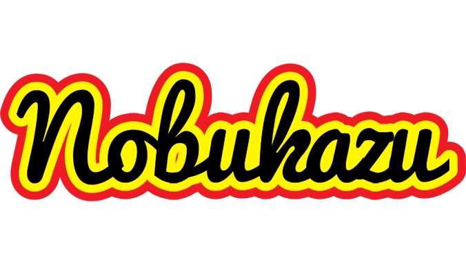Nobukazu flaming logo