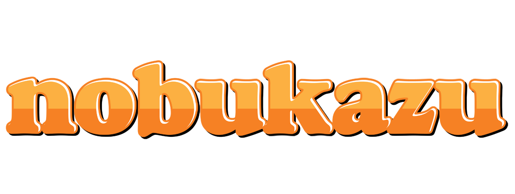 Nobukazu orange logo