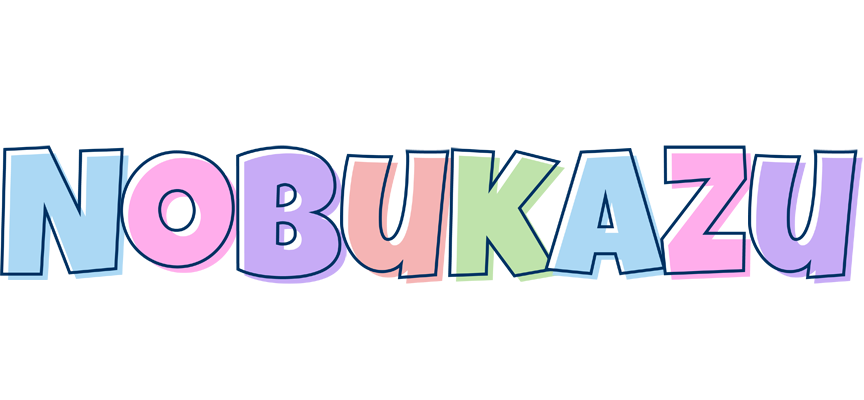 Nobukazu pastel logo