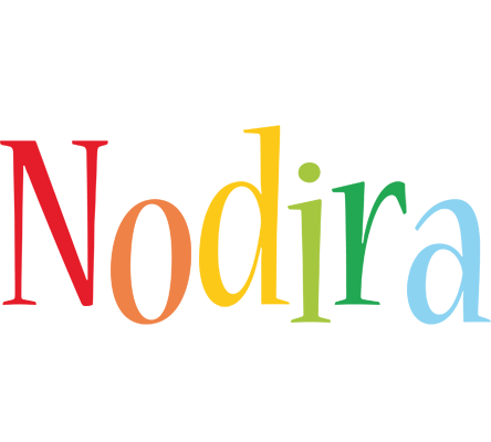 Nodira birthday logo