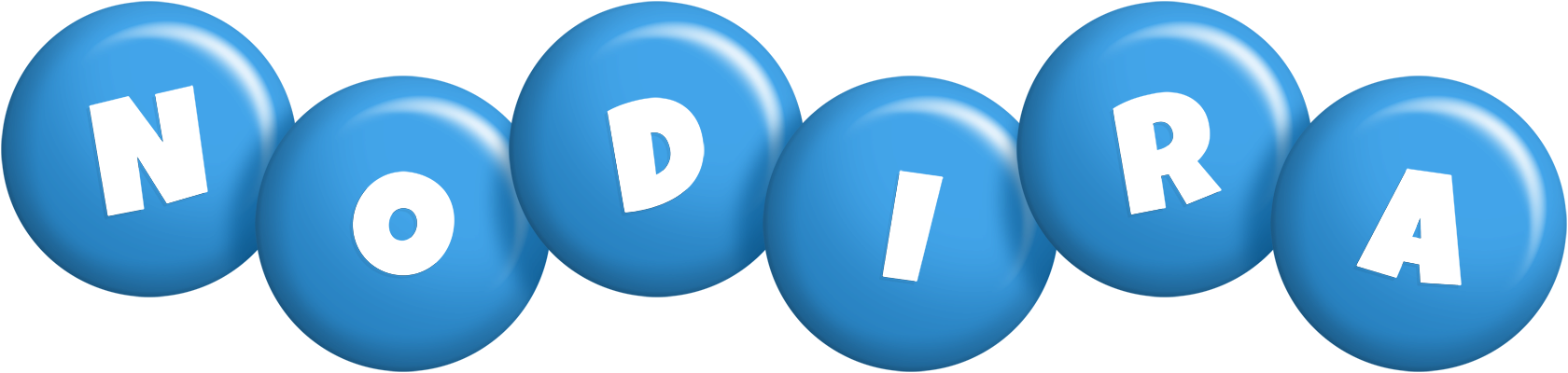 Nodira candy-blue logo