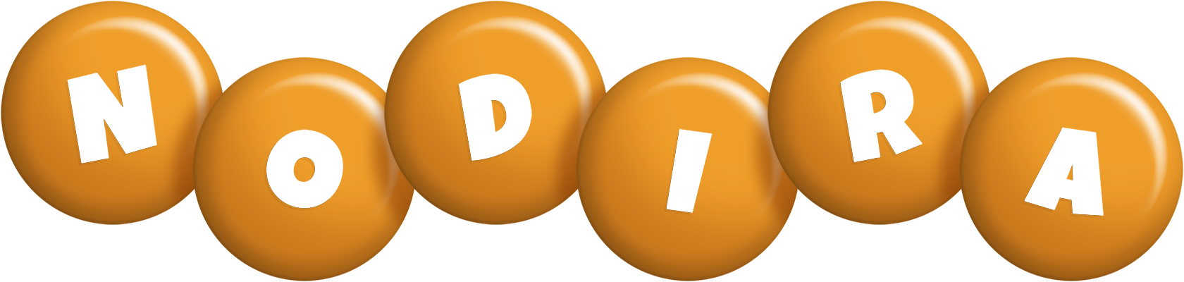 Nodira candy-orange logo