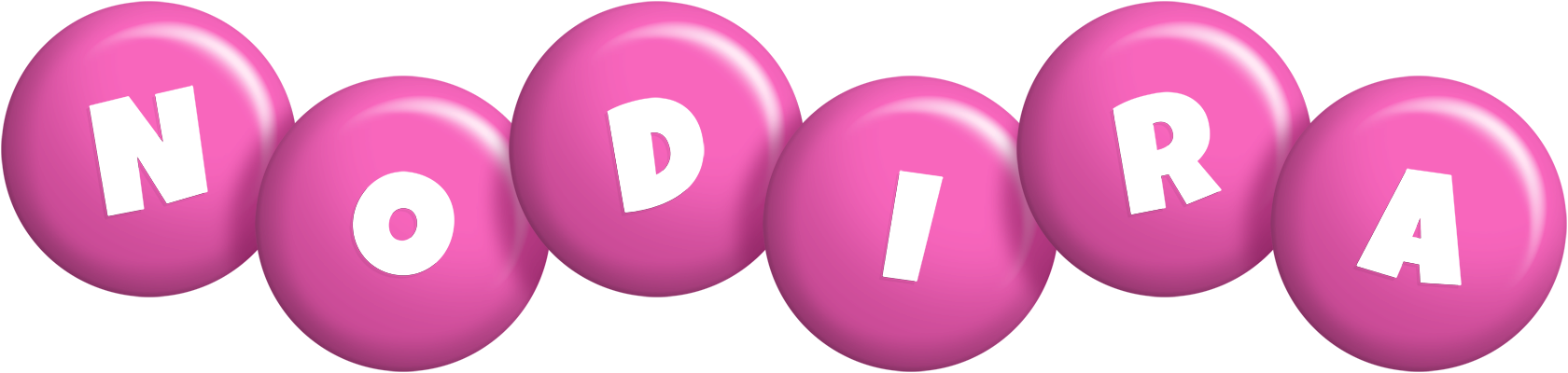Nodira candy-pink logo