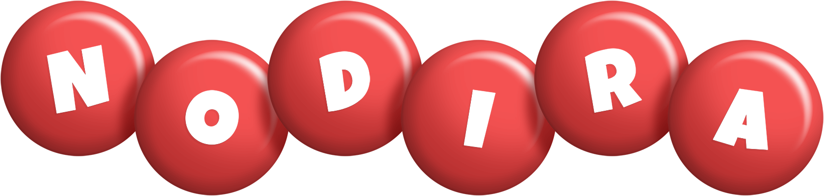 Nodira candy-red logo