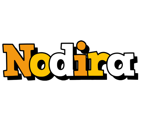 Nodira cartoon logo